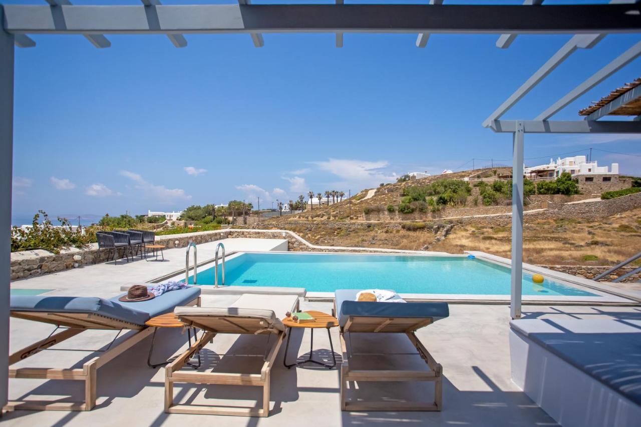 Апартаменты Terra White Seaview Pool & Mykonos Town